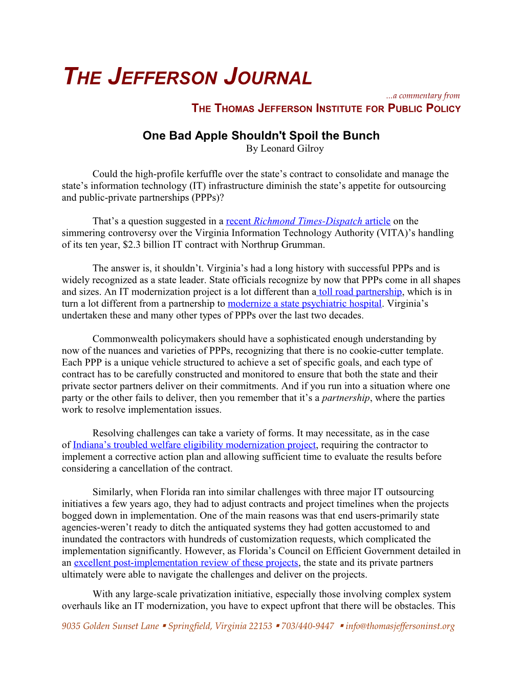 The Jefferson Journal