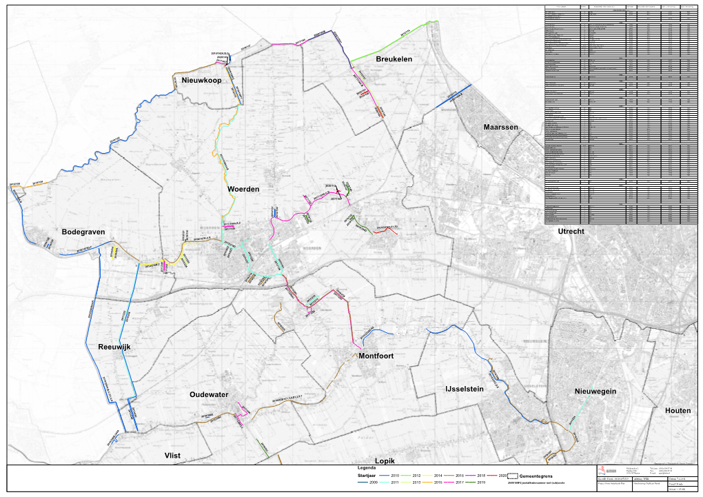 Utrecht Woerden Lopik Oudewater Breukelen Bodegraven De Bilt Nieuwegein Ijsselstein Houten Reeuwijk Montfoort Vlist Maarssen