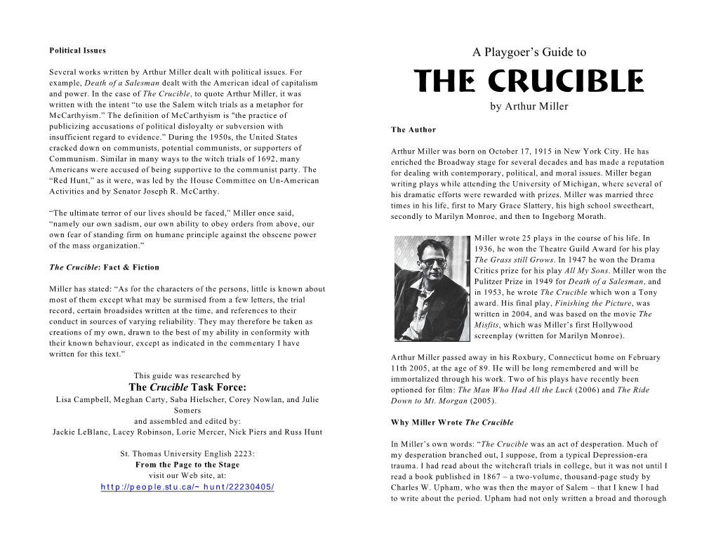 The Crucible