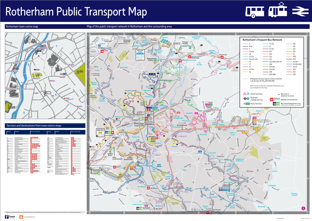 Rotherham Public Transport Map.Pdf