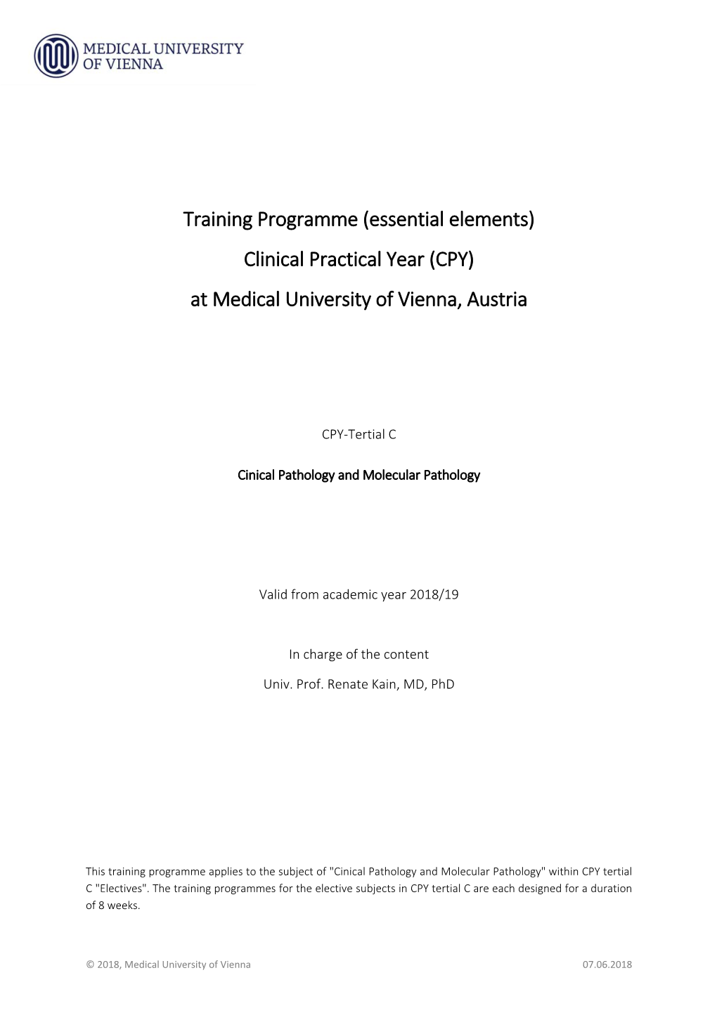 Cinical Pathology and Molecular Pathology