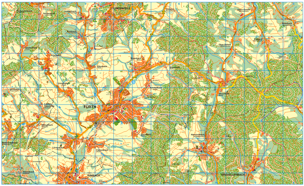 Stadtplan Fürth