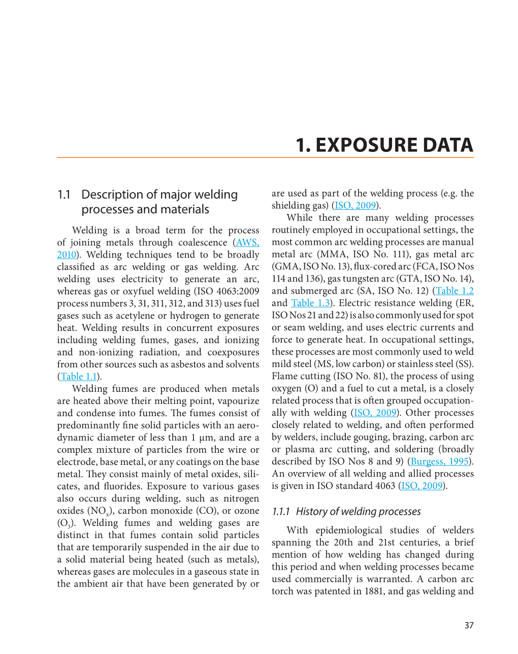 1. Exposure Data