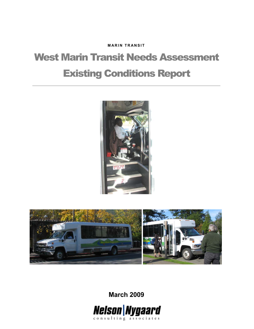 West Marin Transit Needs Assessment Existing Conditions Report