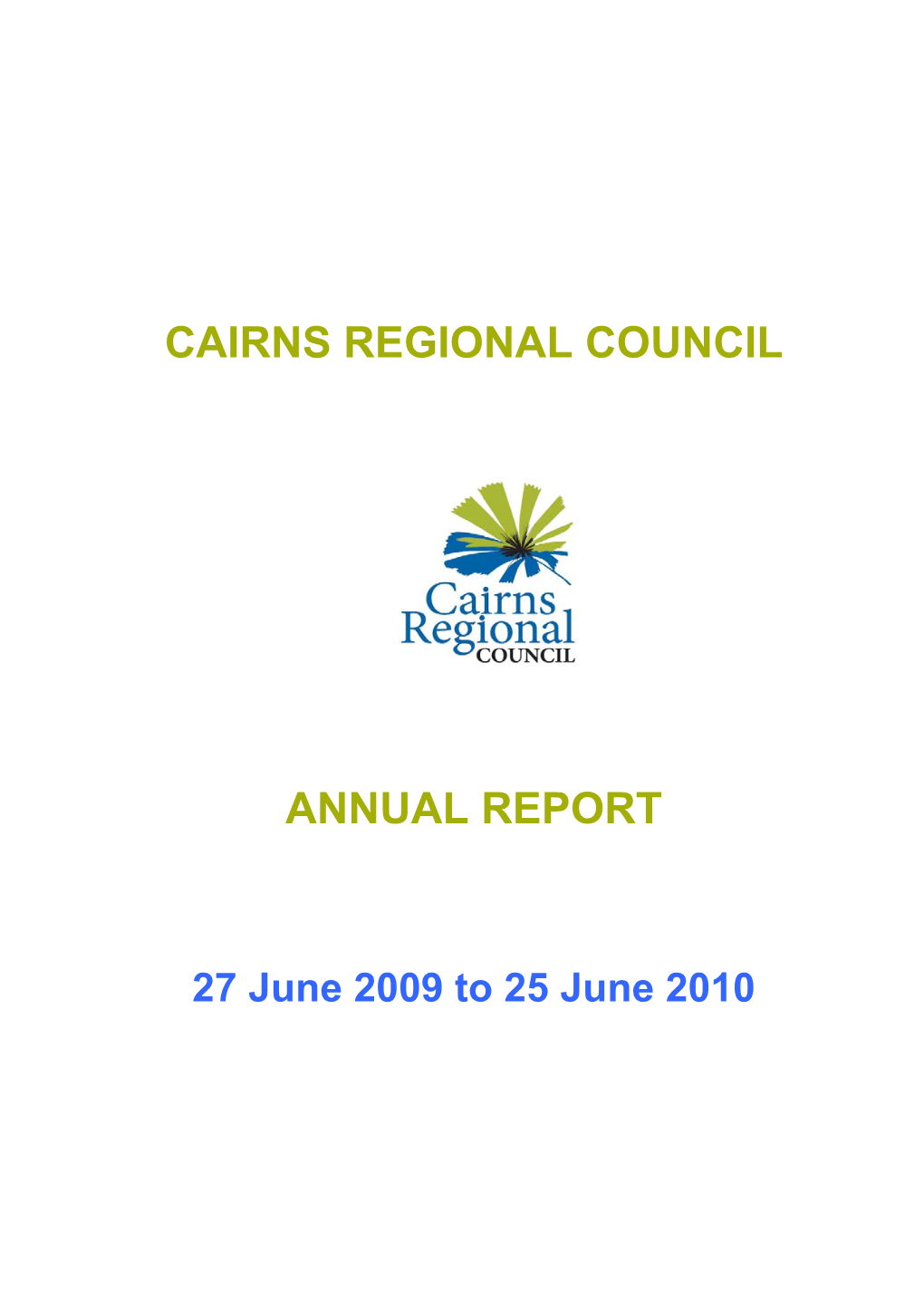Cairns Regional Council Annual Report