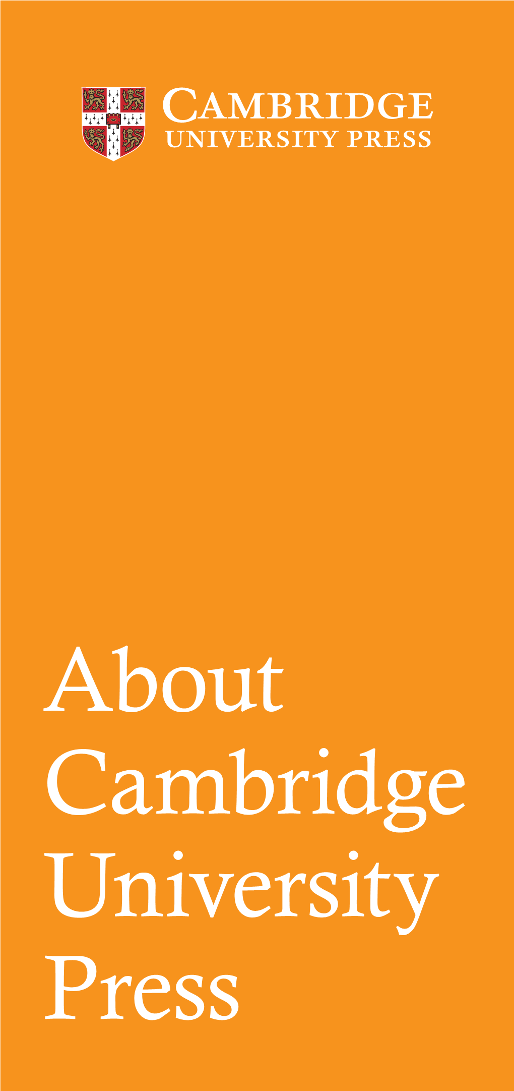 About Cambridge University Press