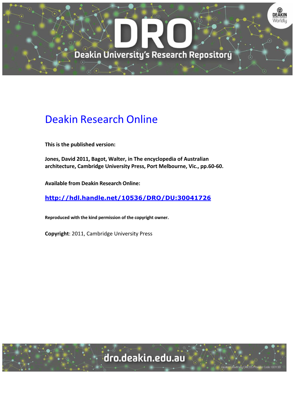 Deakin Research Online