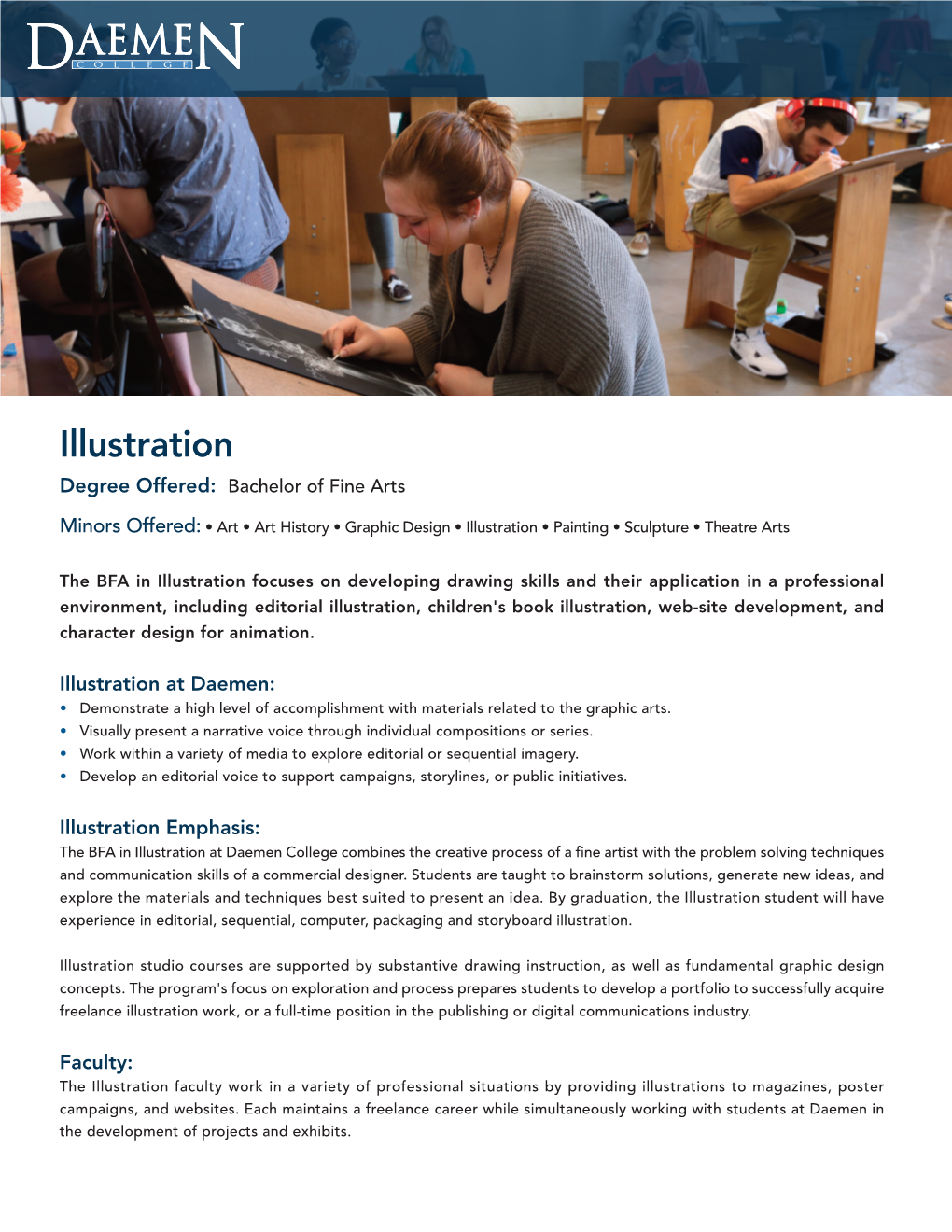 Illustration Degree Offered: Bachelor of Fine Arts