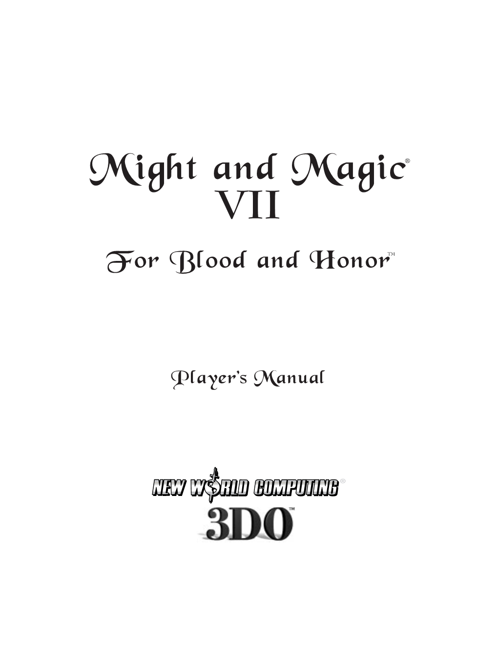 Might and Magic 7 for Blood and Honor