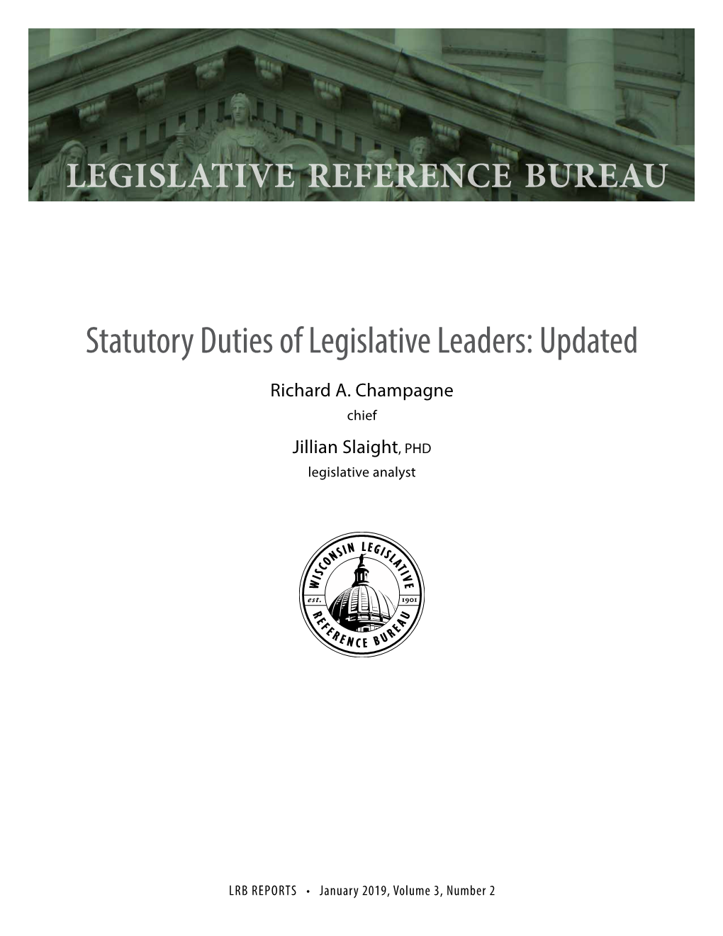 Statutory Duties of Legislative Leaders: Updated