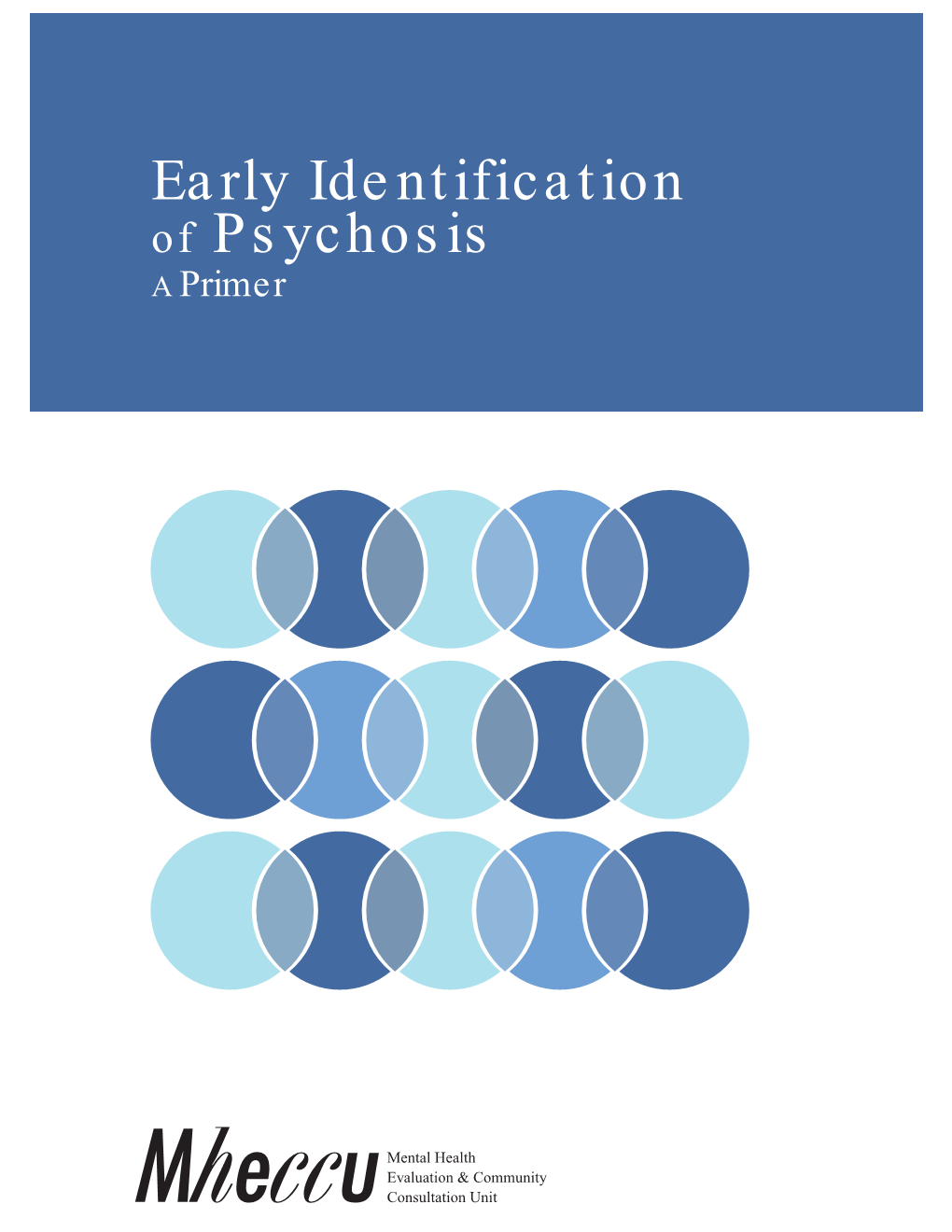 Early Identification of Psychosis a Primer