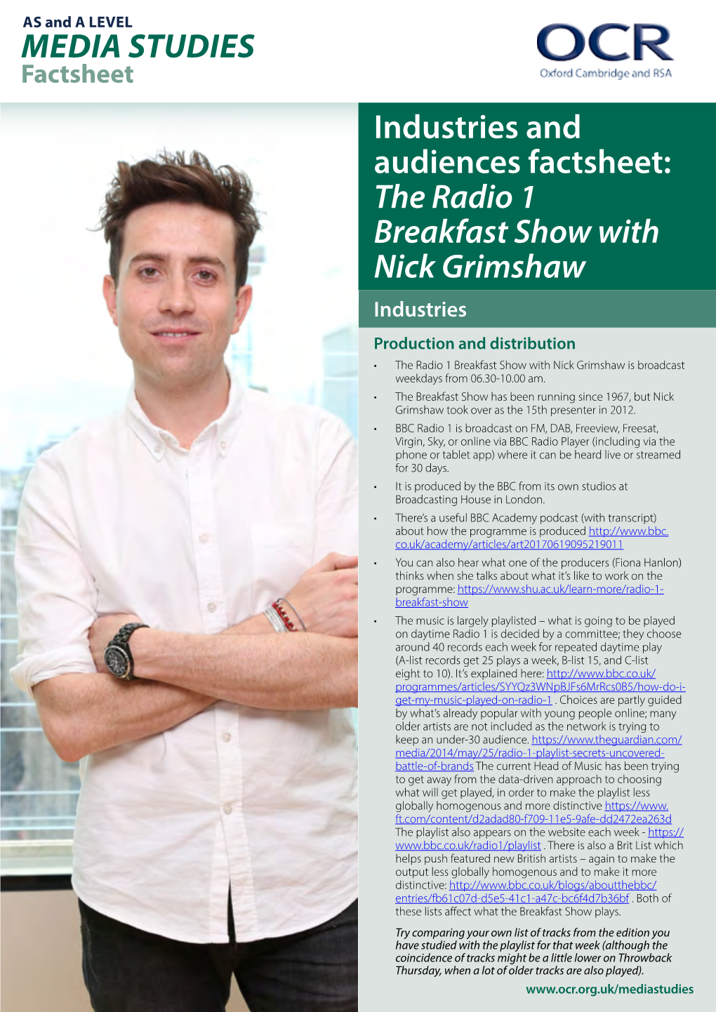 The Radio 1 Breakfast Show with Nick Grimshaw Industries