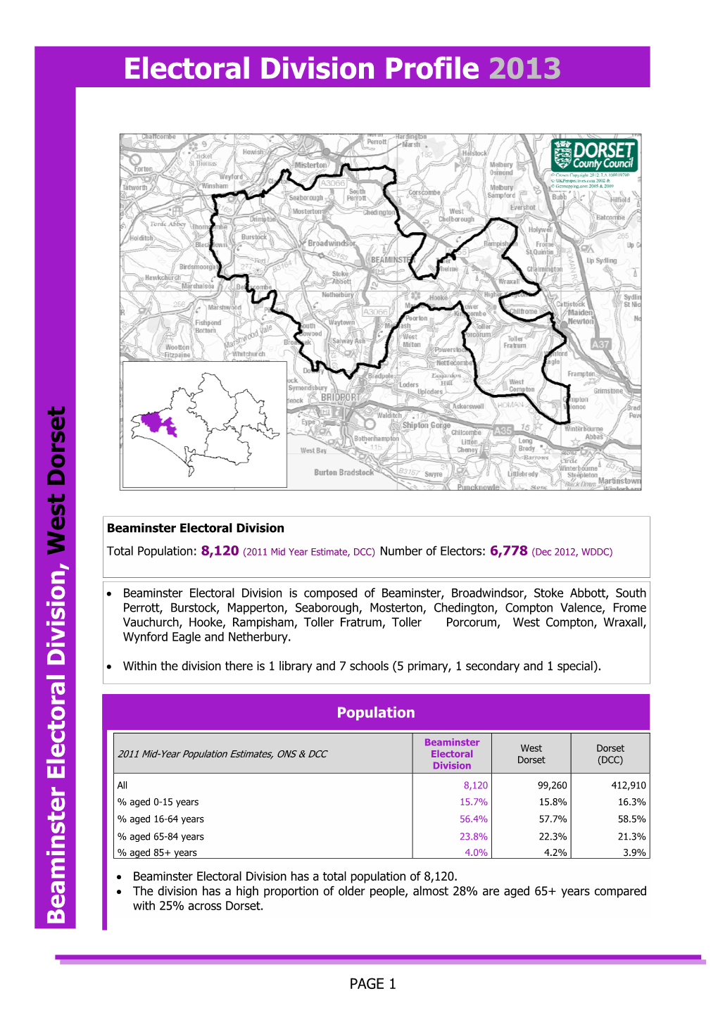 Electoral Division Profile 2013