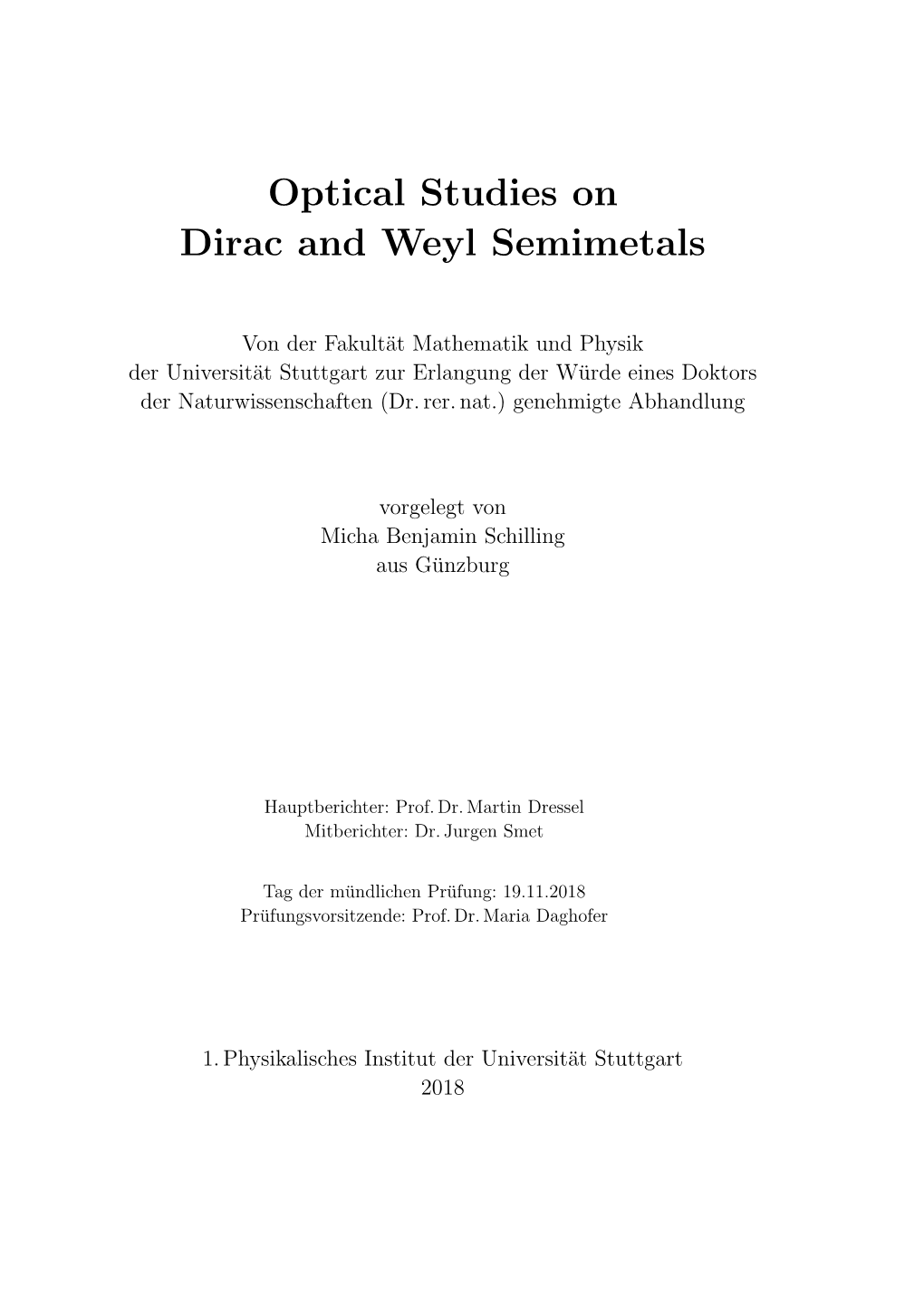 Optical Studies on Dirac and Weyl Semimetals
