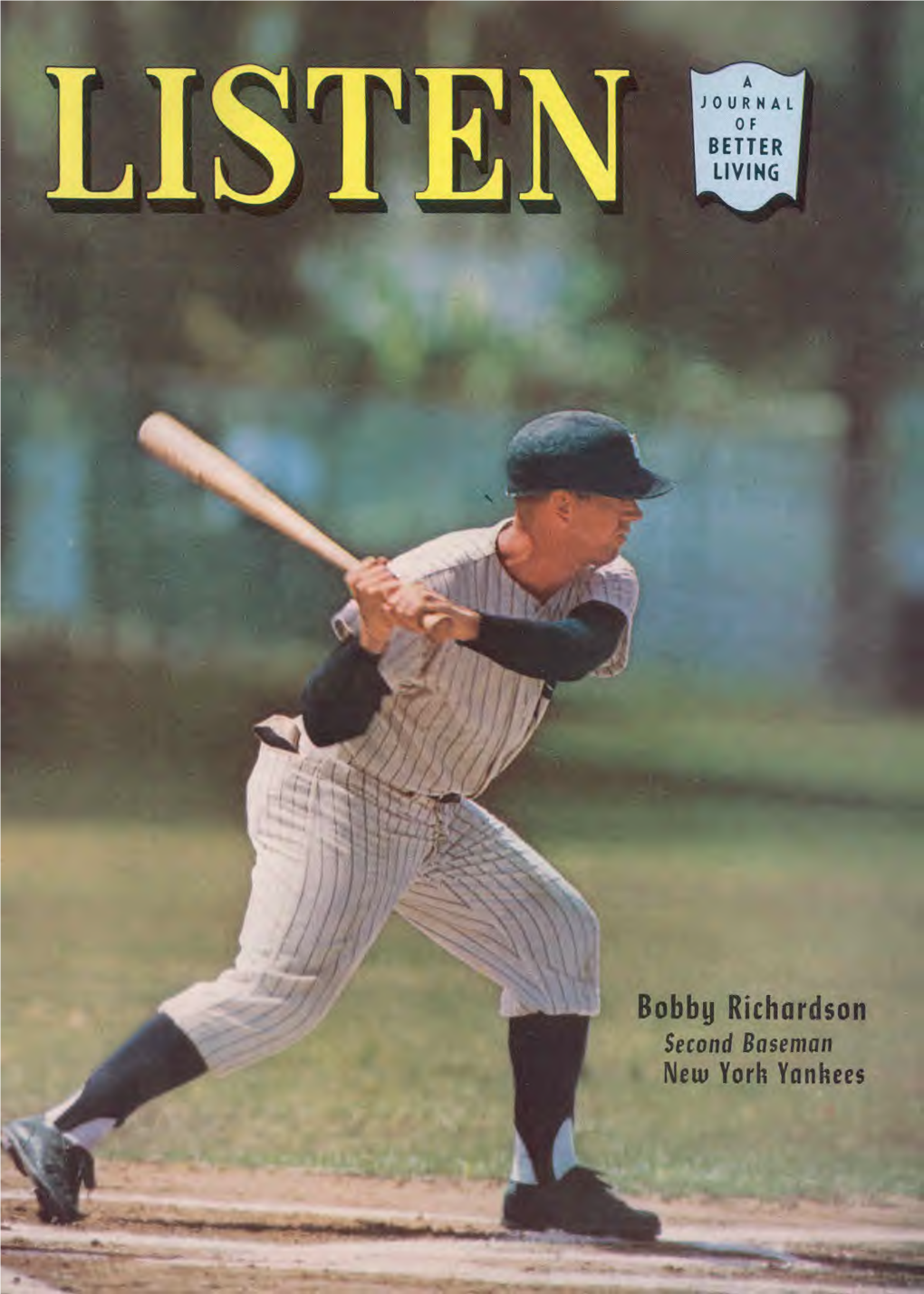 Bobby Richardson Second Baseman New York Yankees OW GI