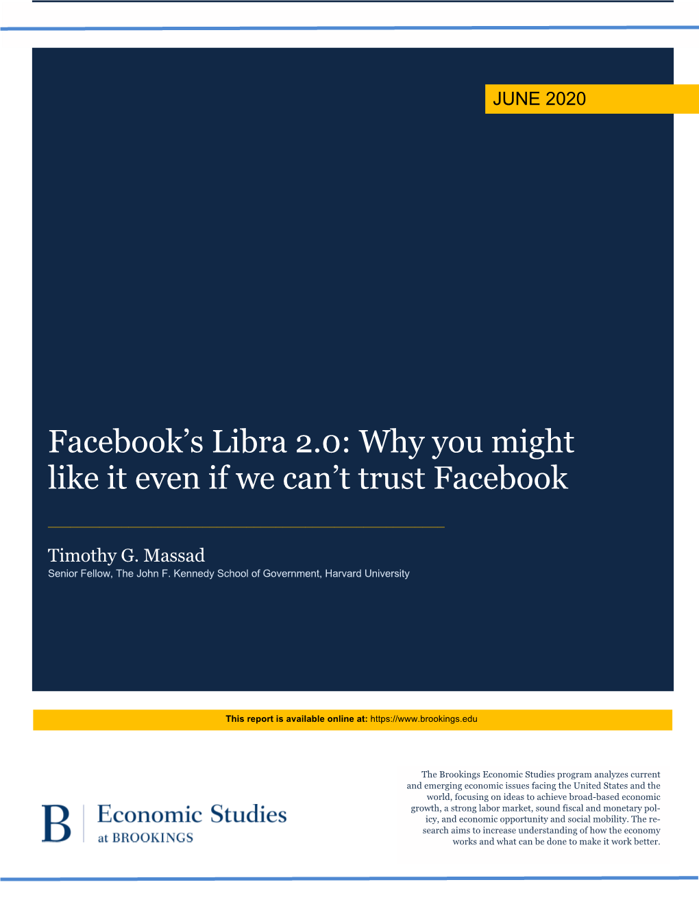 Facebook's Libra 2.0: Why You Might Like It Even If We Can't Trust Facebook