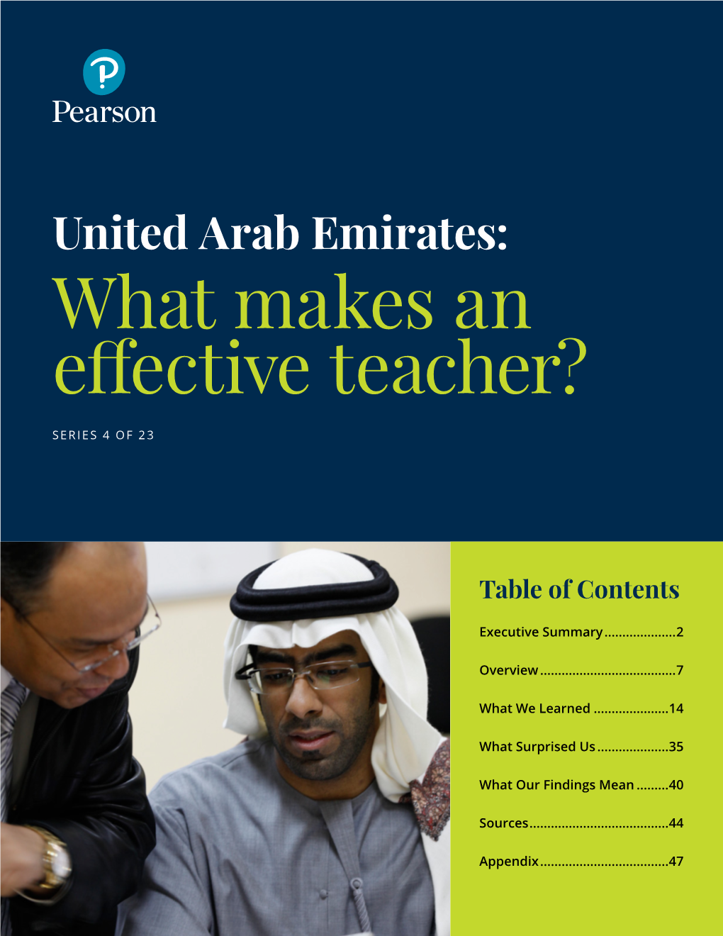 United Arab Emirates: What Makes an Effective Teacher?