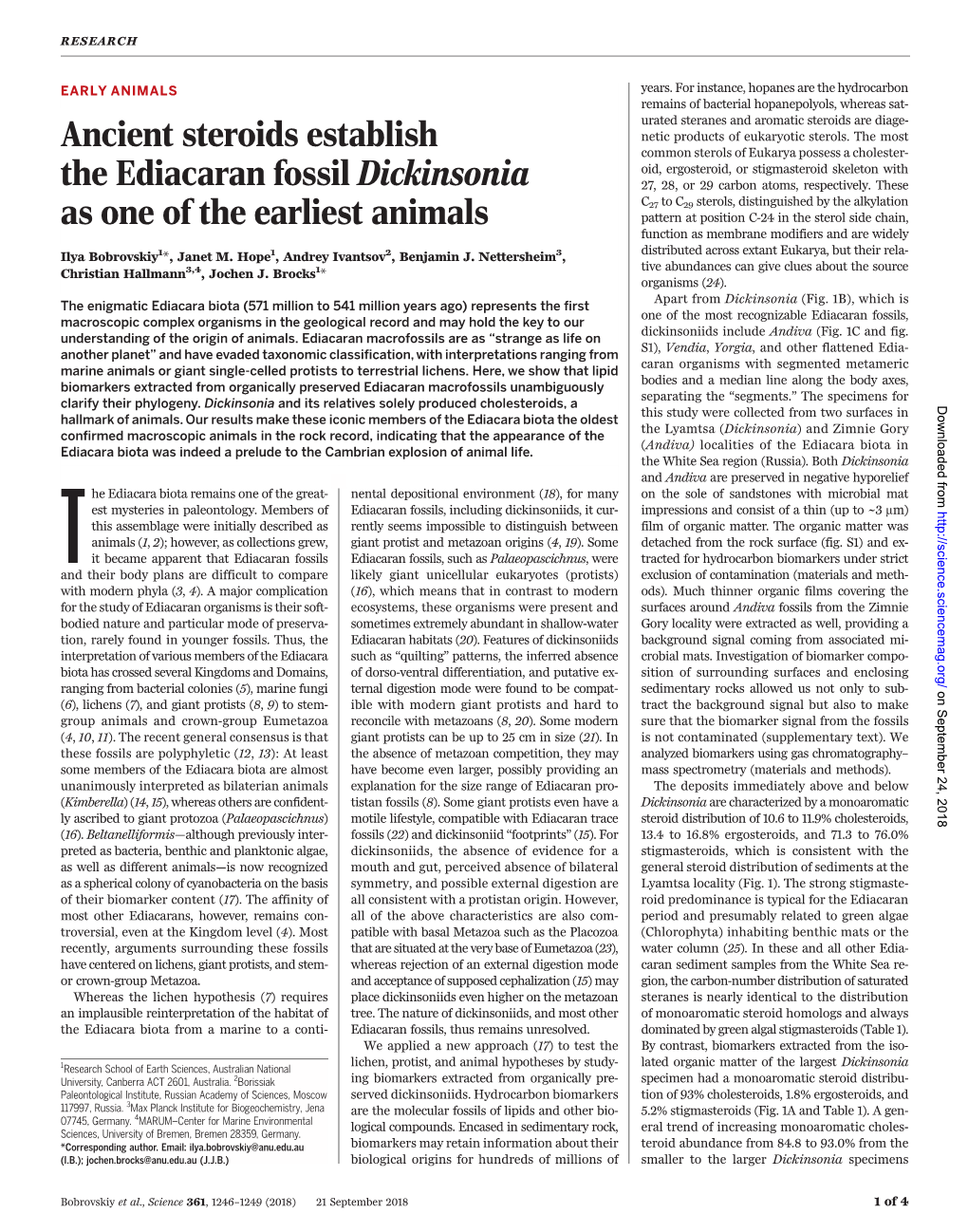 Science Journals — AAAS