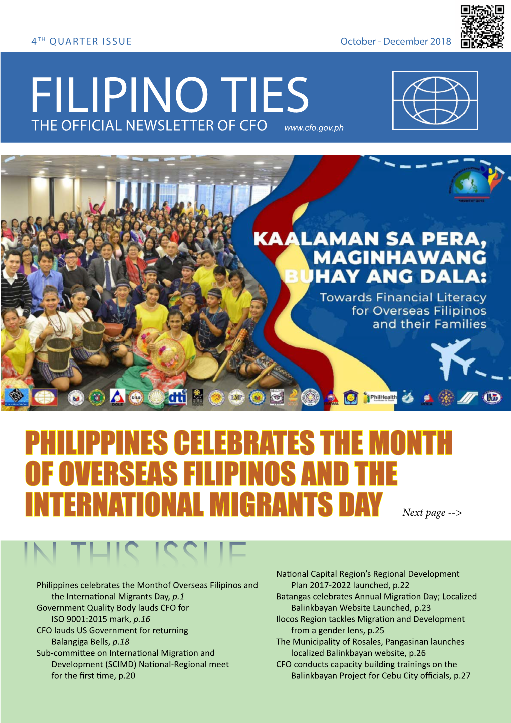 Filipino Ties the Official Newsletter of Cfo