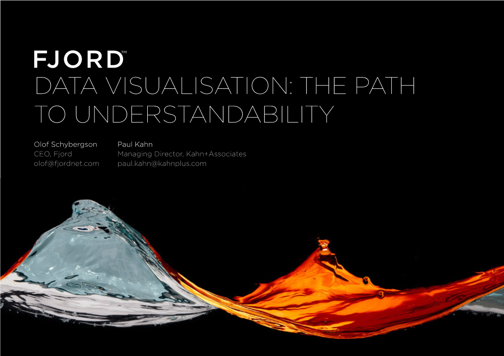 Data Visualisation: the Path to Understandability