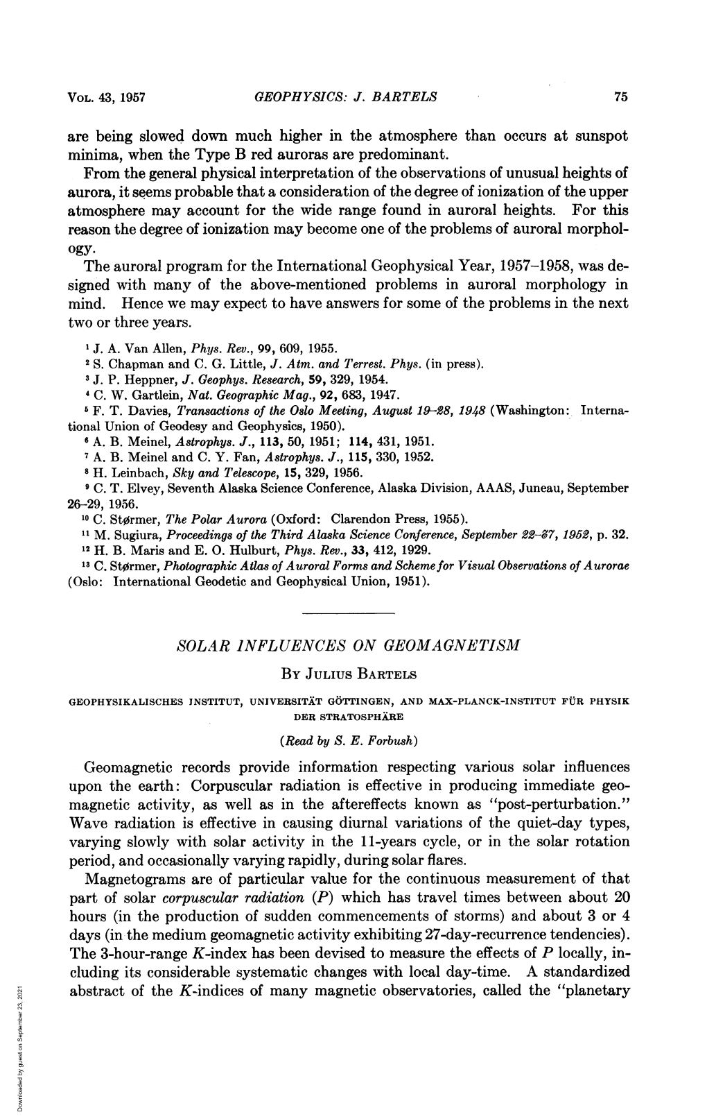 Minima, When the Type B Redauroras Are Predominant. SOLAR