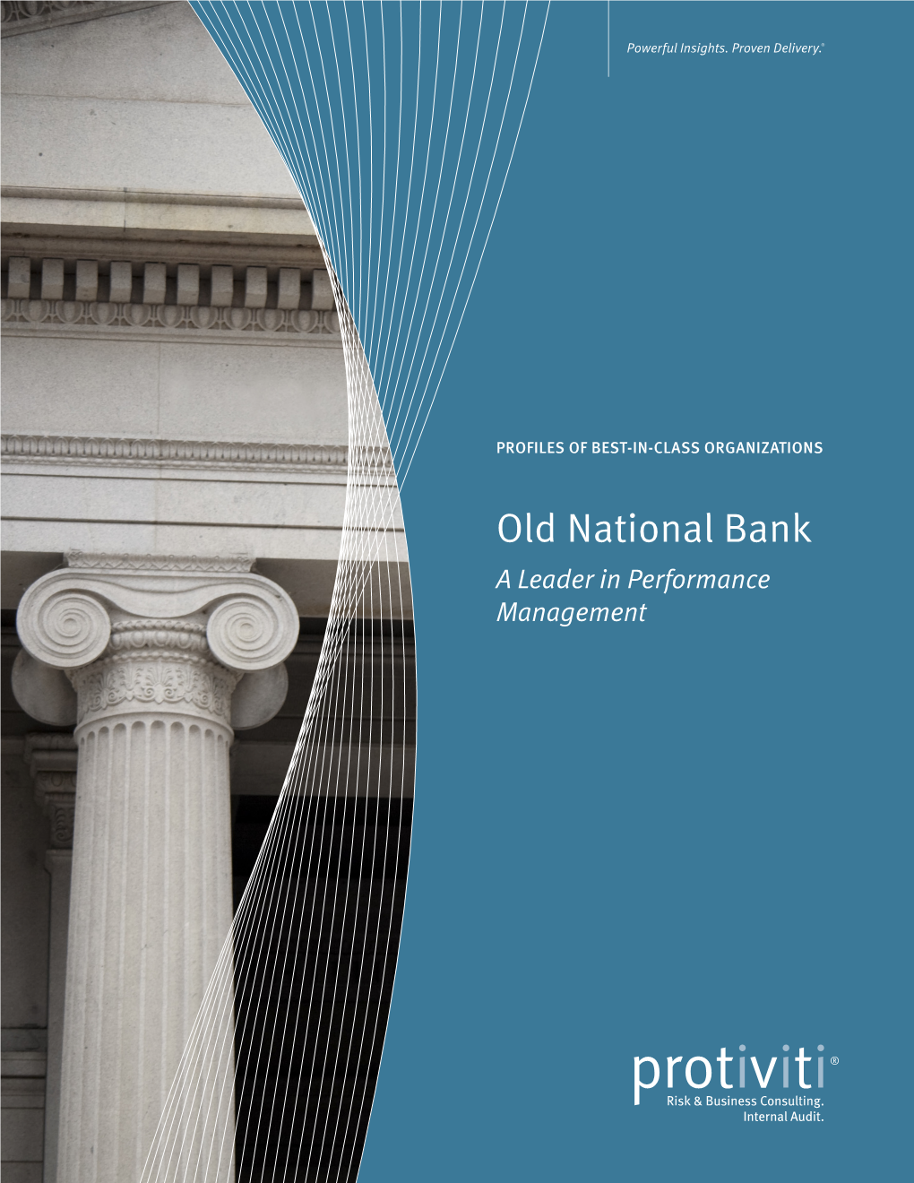 Old National Bank -- a Leader in Performance Management