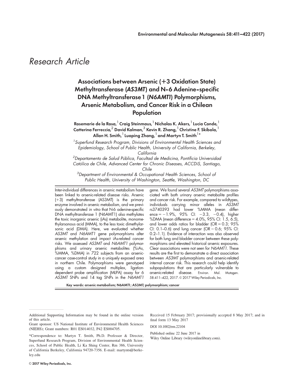 +3 Oxidation State) Methyltransferase (AS3MT