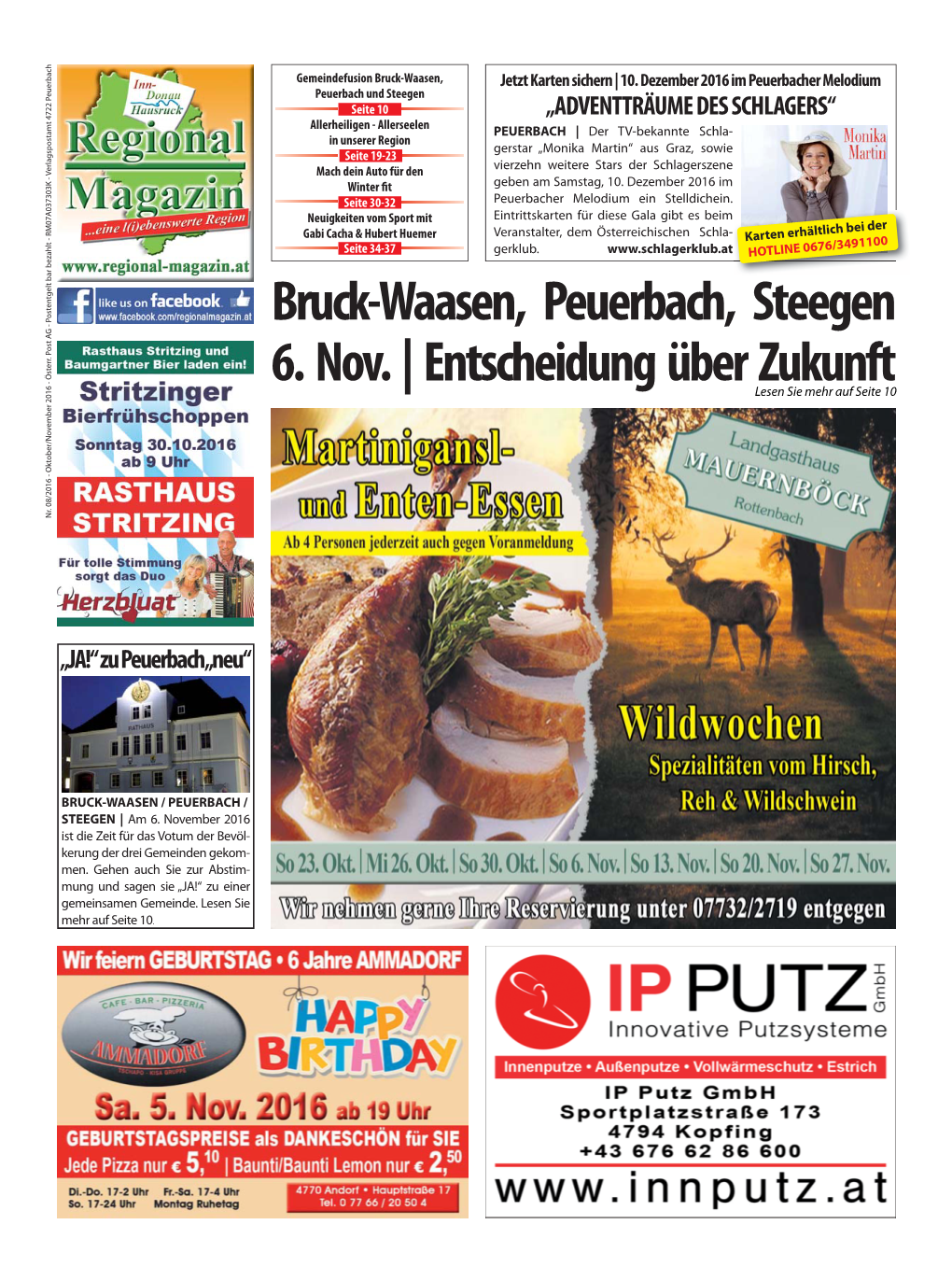 Bruck-Waasen, Peuerbach, Steegen 6. Nov