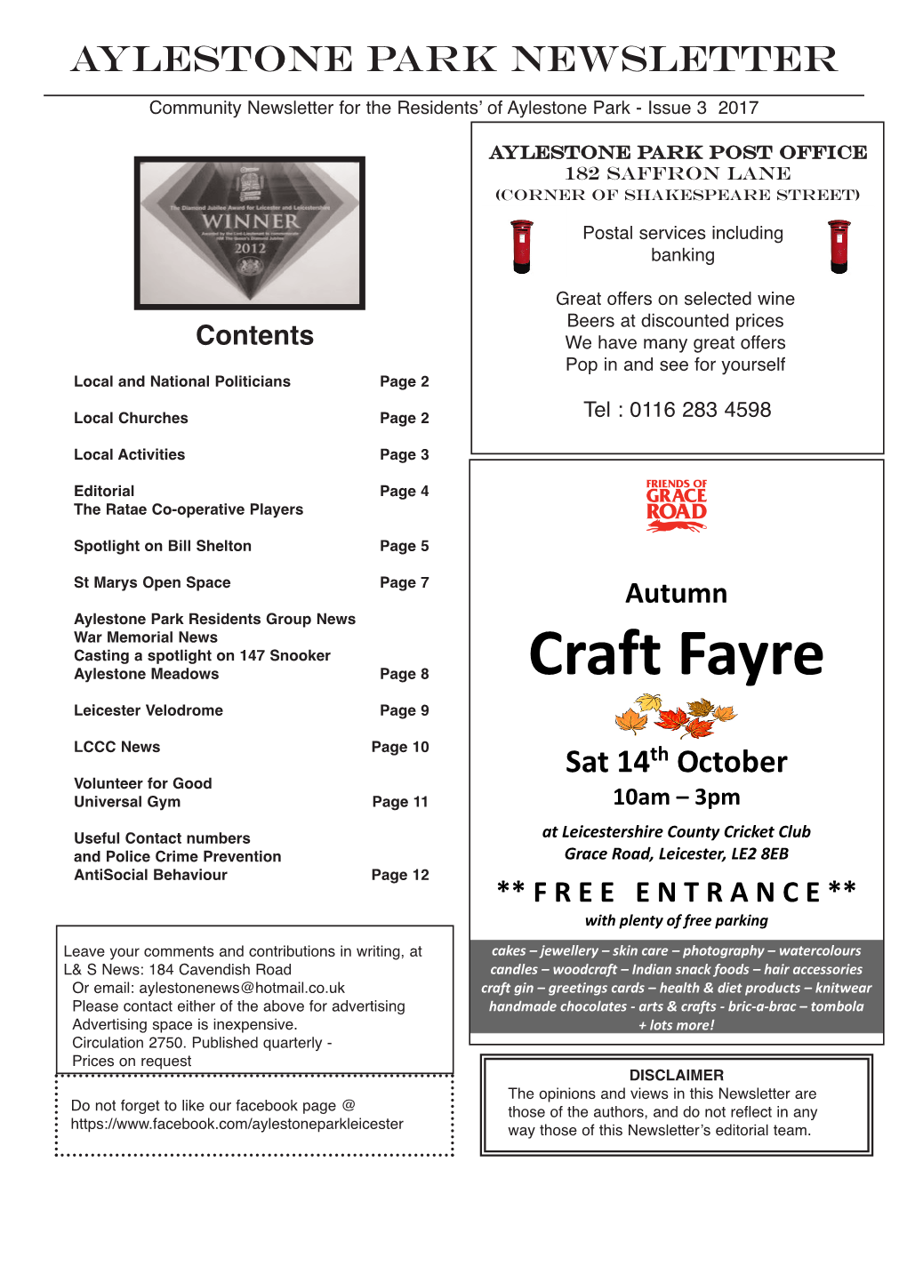 Craft Fayre Aylestone Meadows Page 8
