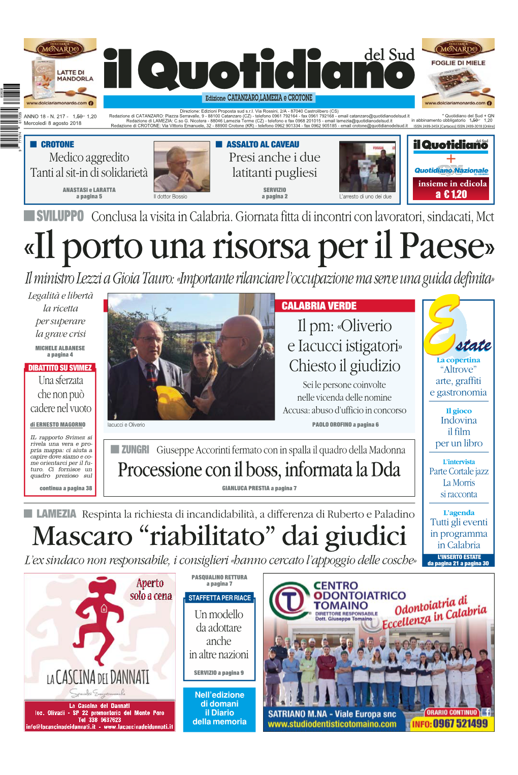 «Il Porto Una Risorsa Per Il Paese»