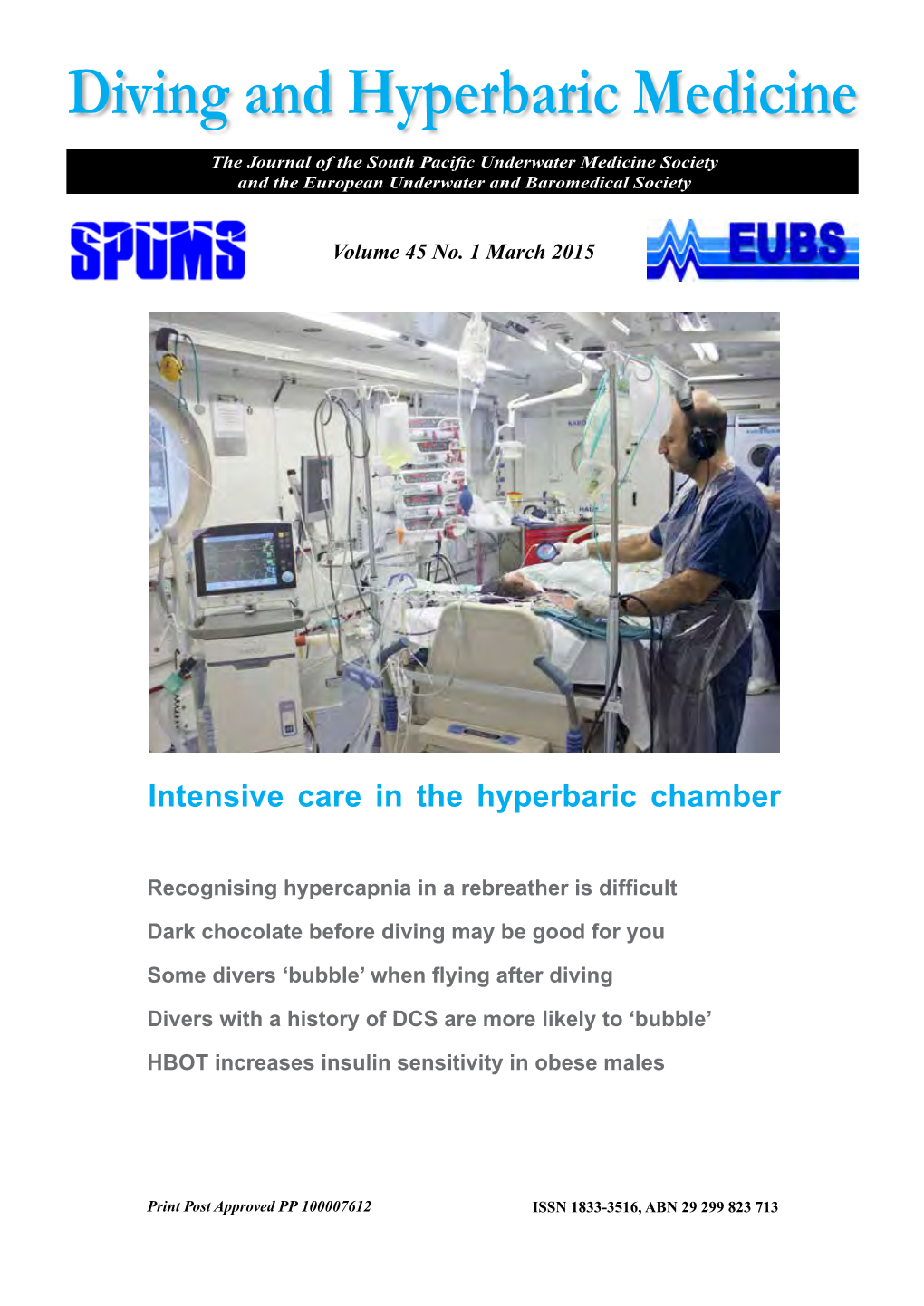 Intensive Care in the Hyperbaric Chamber