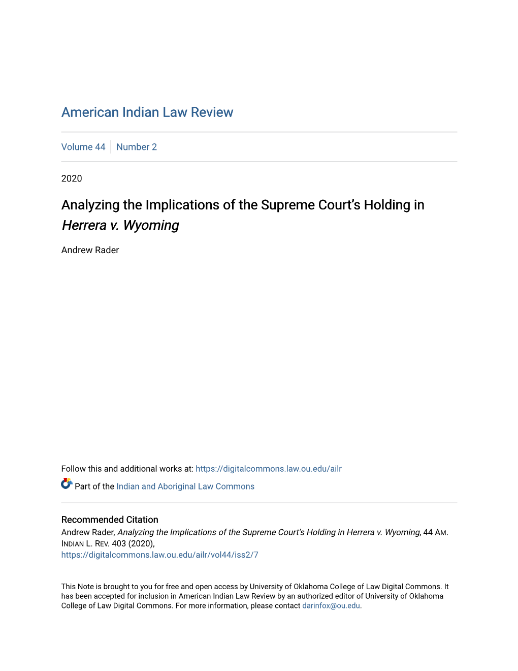 Analyzing the Implications of the Supreme Court's Holding in Herrera