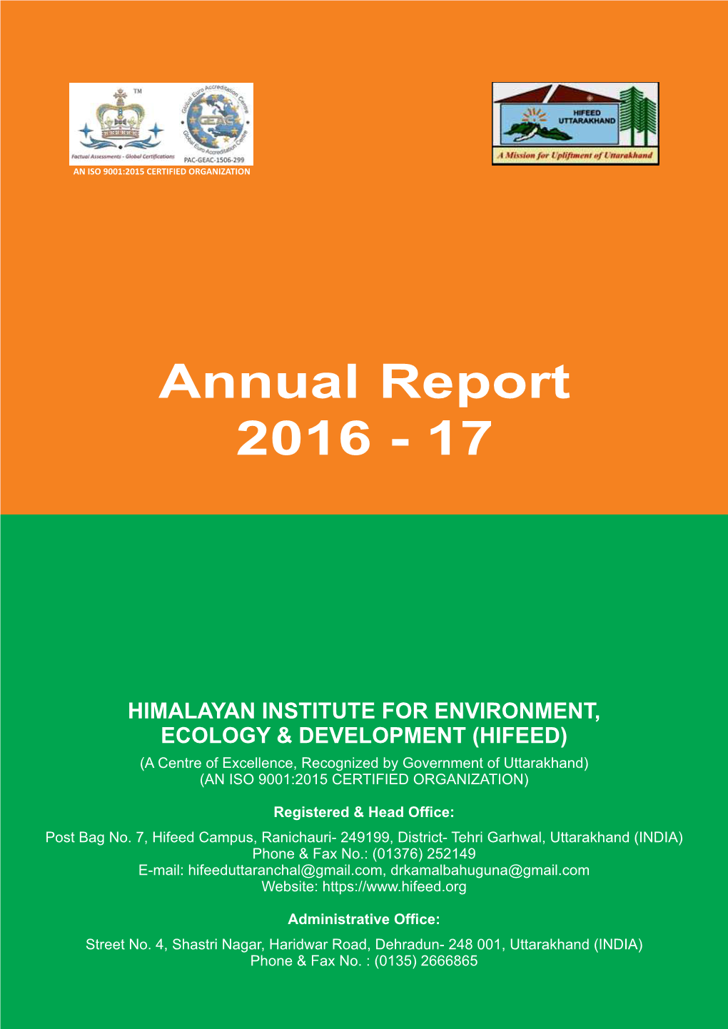 Annual Report, 2016-17