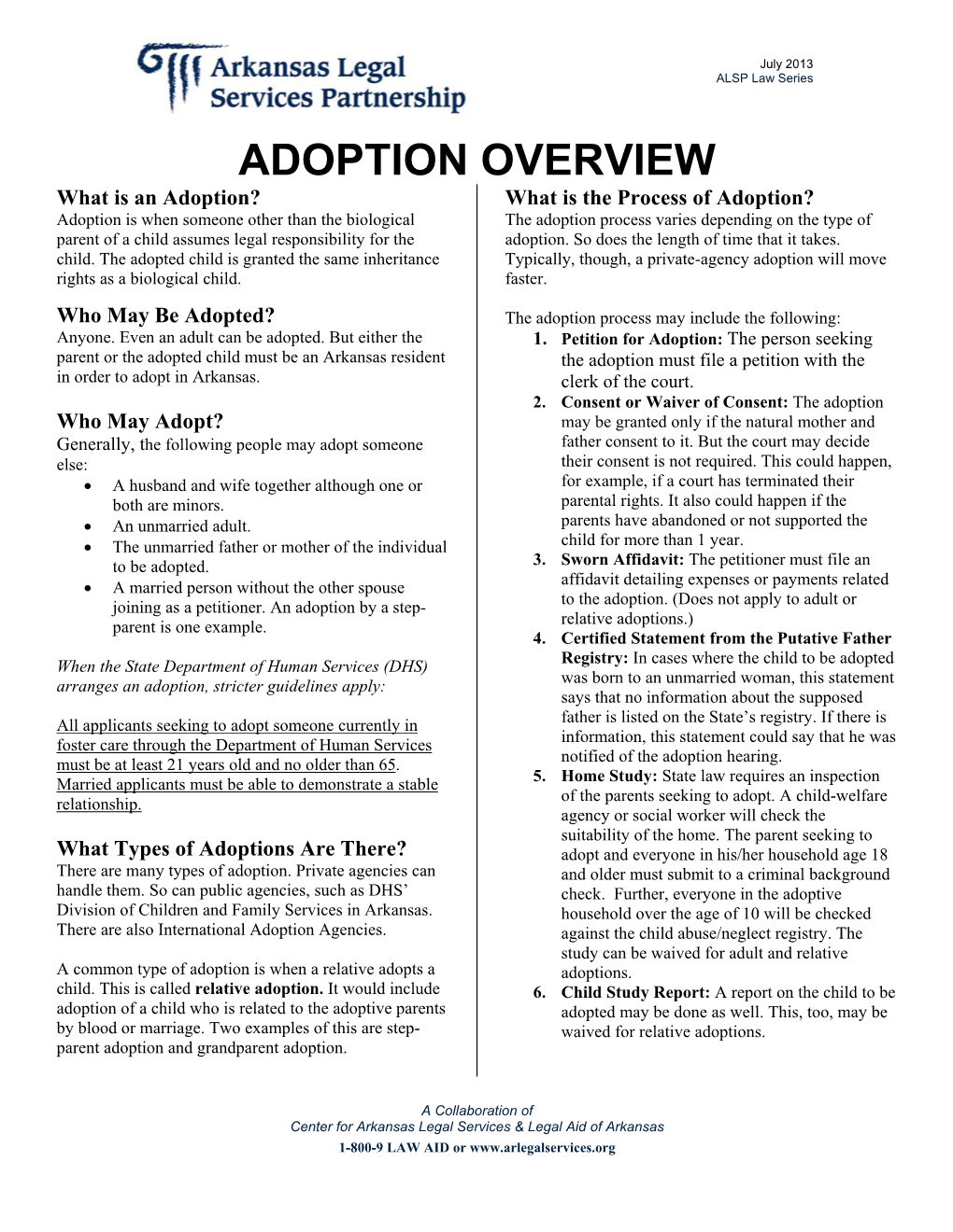 Adoption Overview