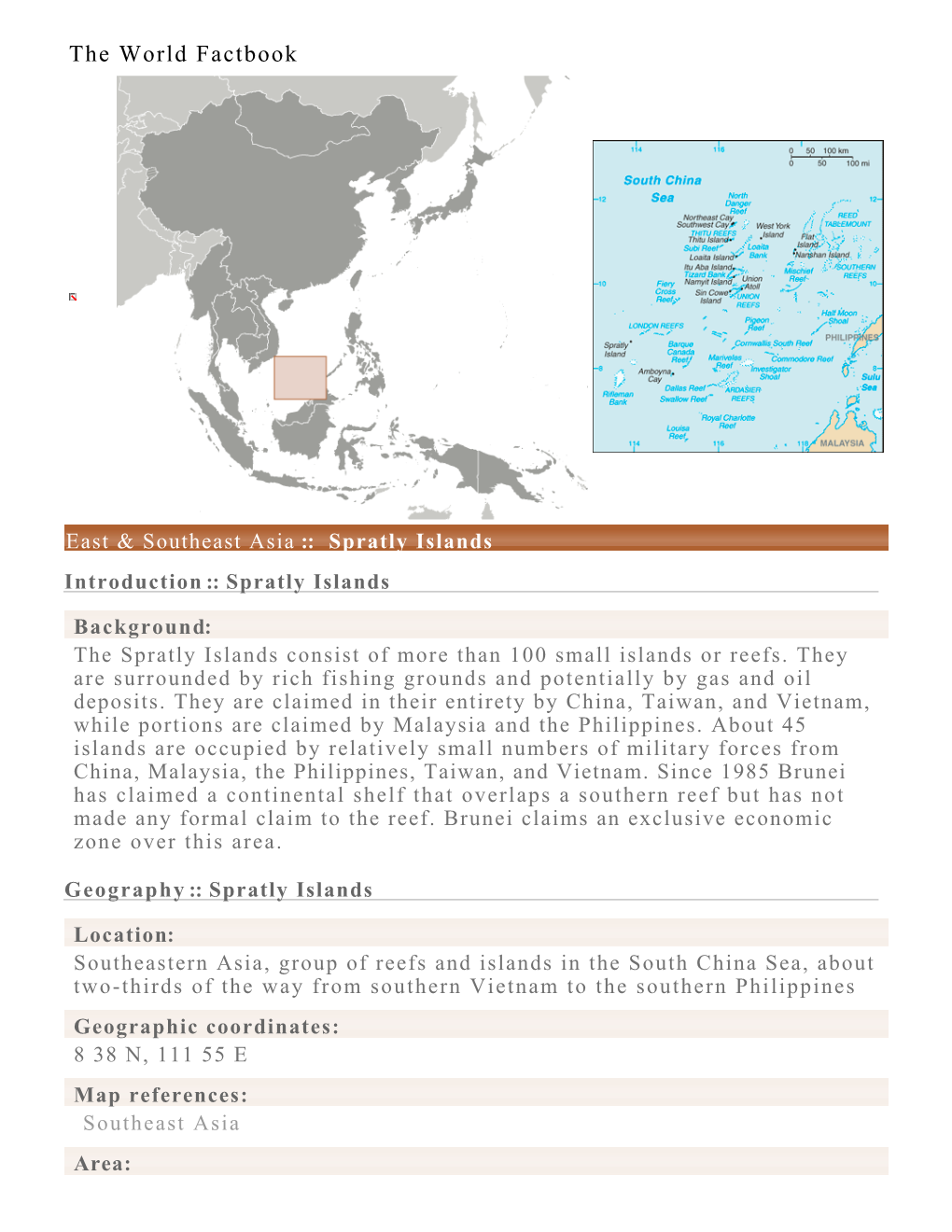 The World Factbook