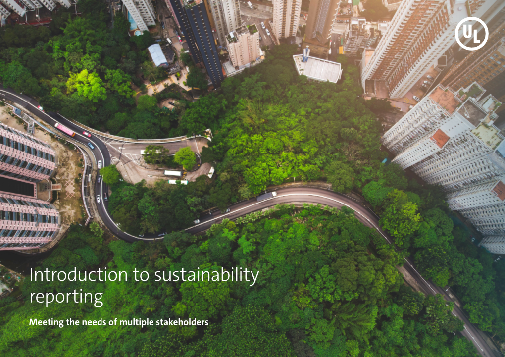 Introduction to Sustainability Reporting