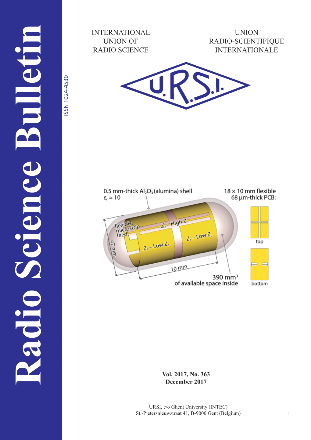 Radio Science Bulletin Staﬀ