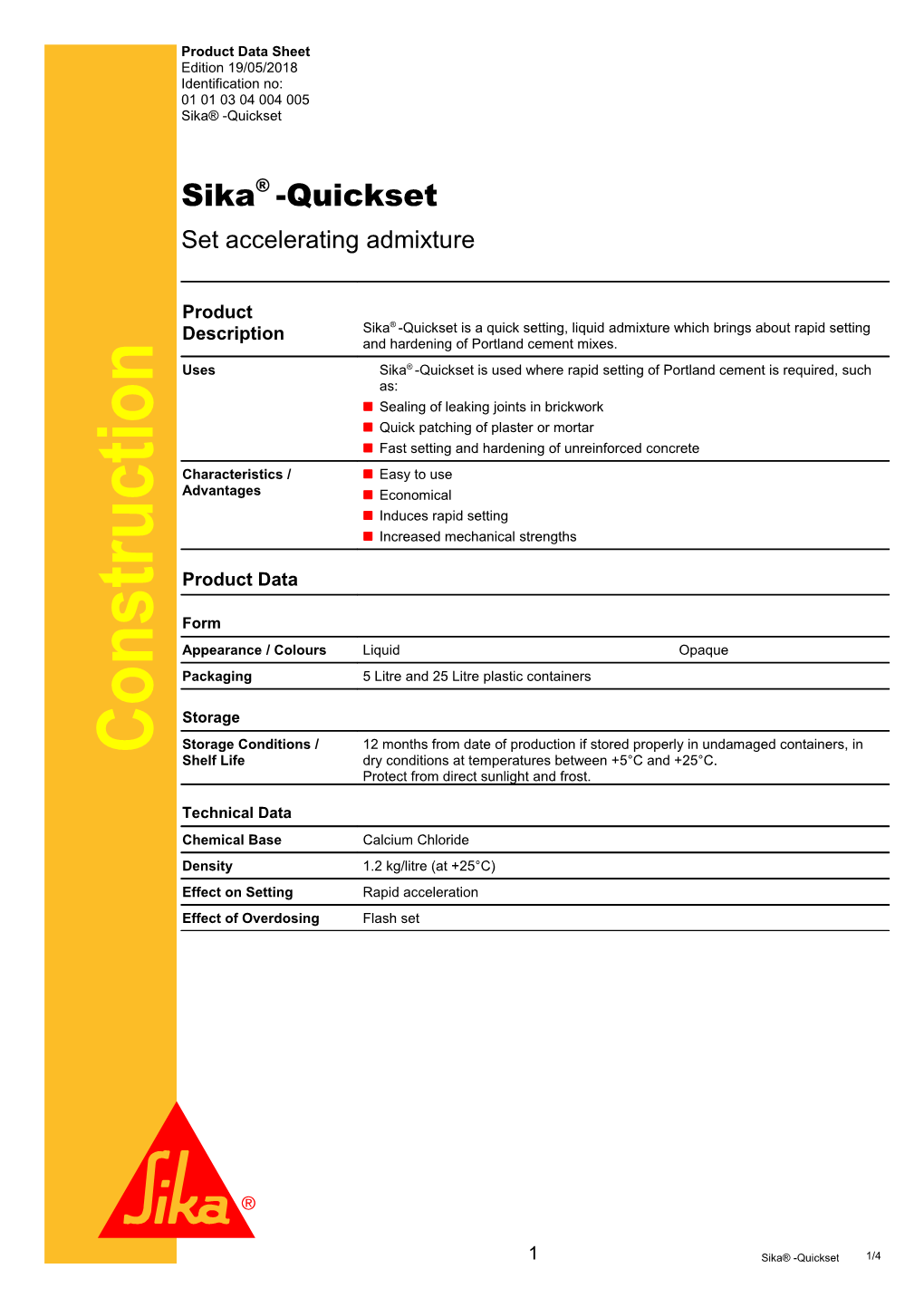 Sika -Quickset