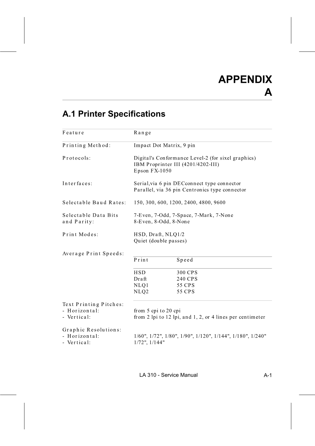 LA310 Multiprinter Service Guide Part 2