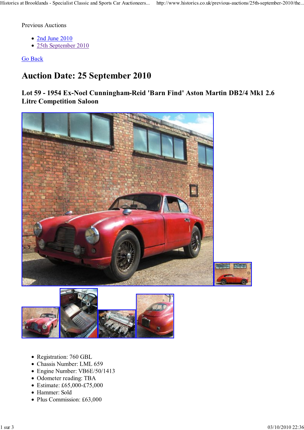 Historics at Brooklands - Specialist Classic and Sports Car Auctioneers