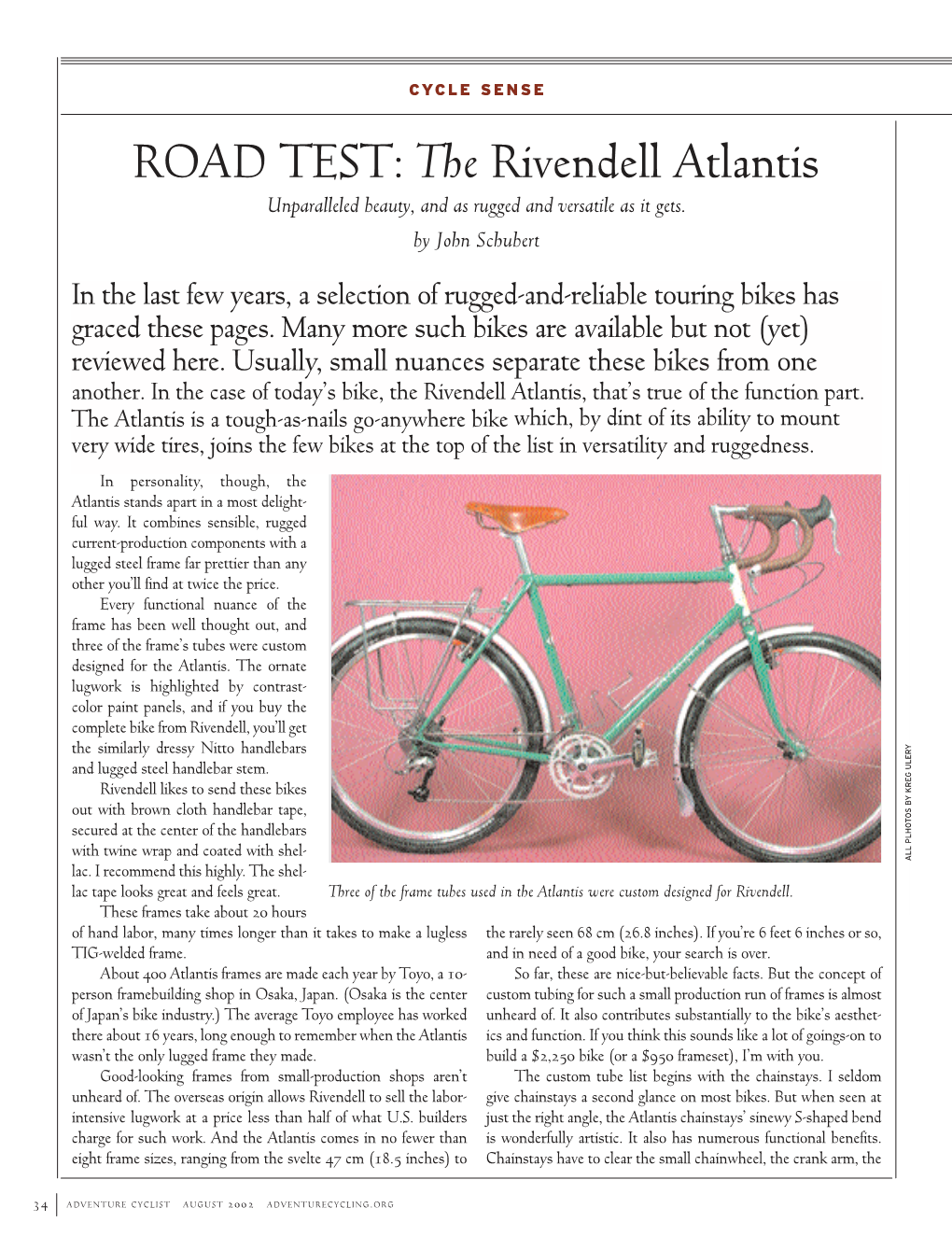 ROAD TEST: the Rivendell Atlantis Unparalleled Beauty, and As Rugged and Versatile As It Gets