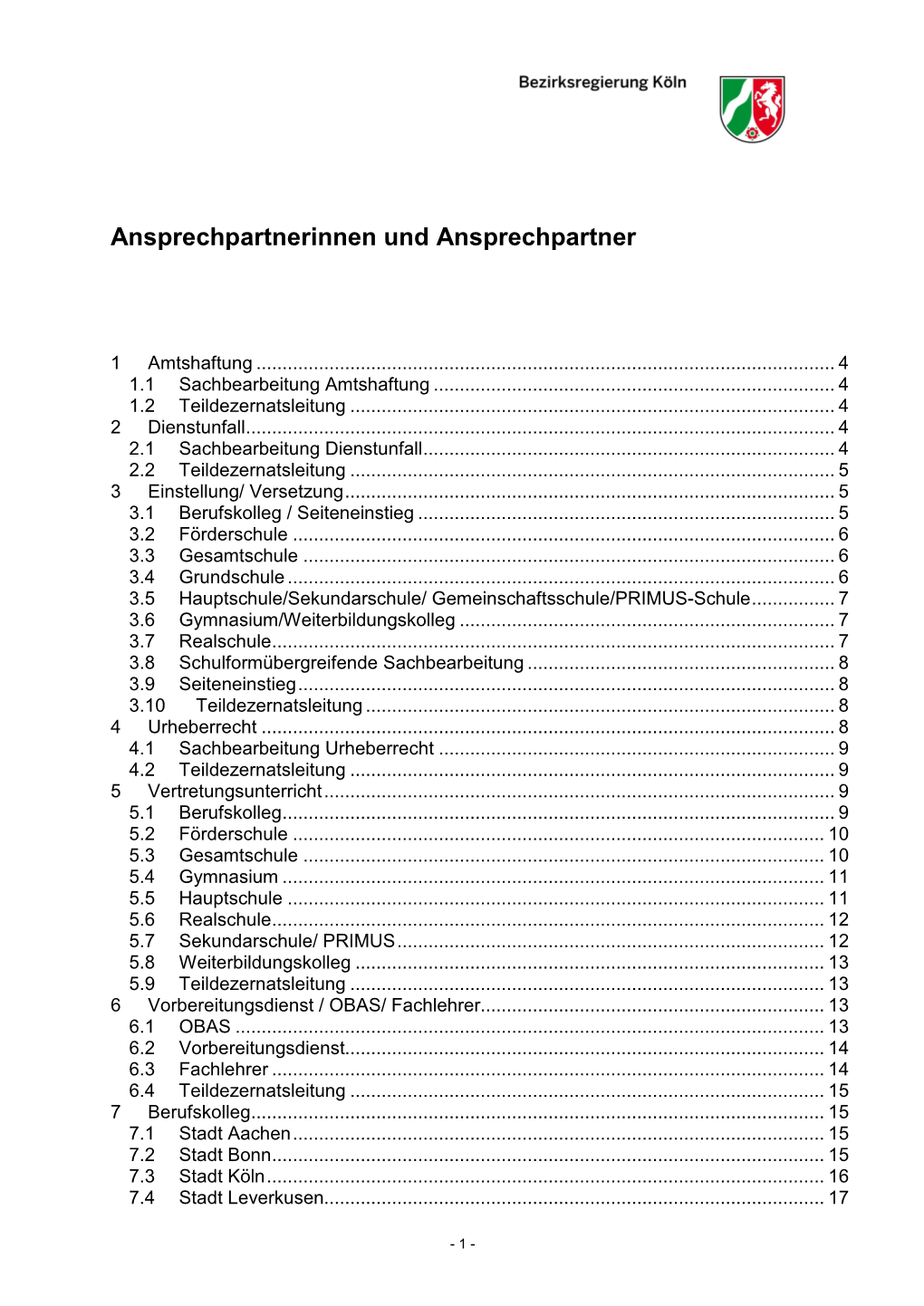 Ansprechpartnerinnen Und Ansprechpartner