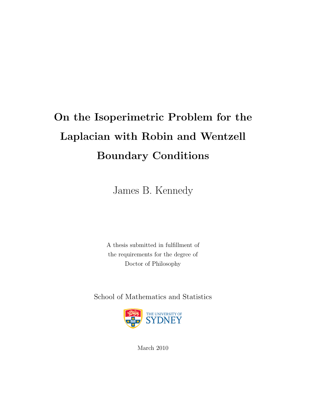 On the Isoperimetric Problem for the Laplacian with Robin and Wentzell Boundary Conditions