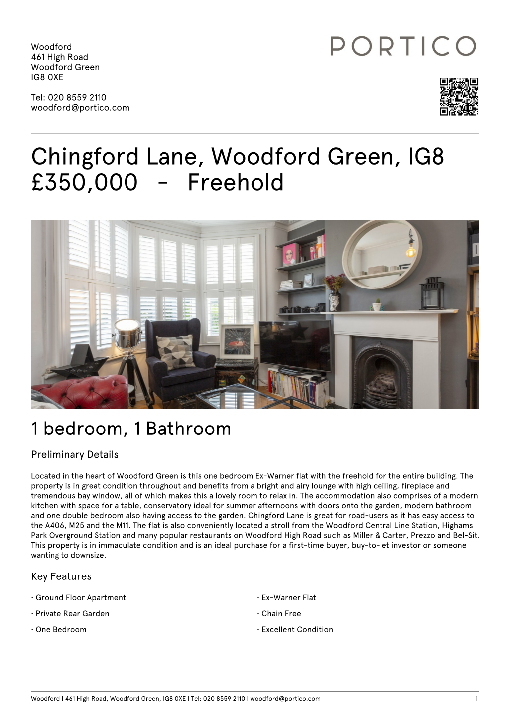 Chingford Lane, Woodford Green, IG8 £350000