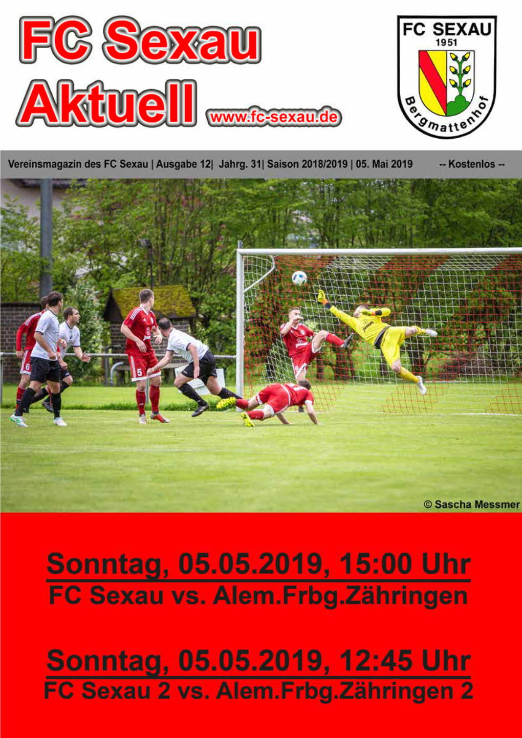 FC Sexau Aktuell Saison 2018 2019 Ausgabe 12