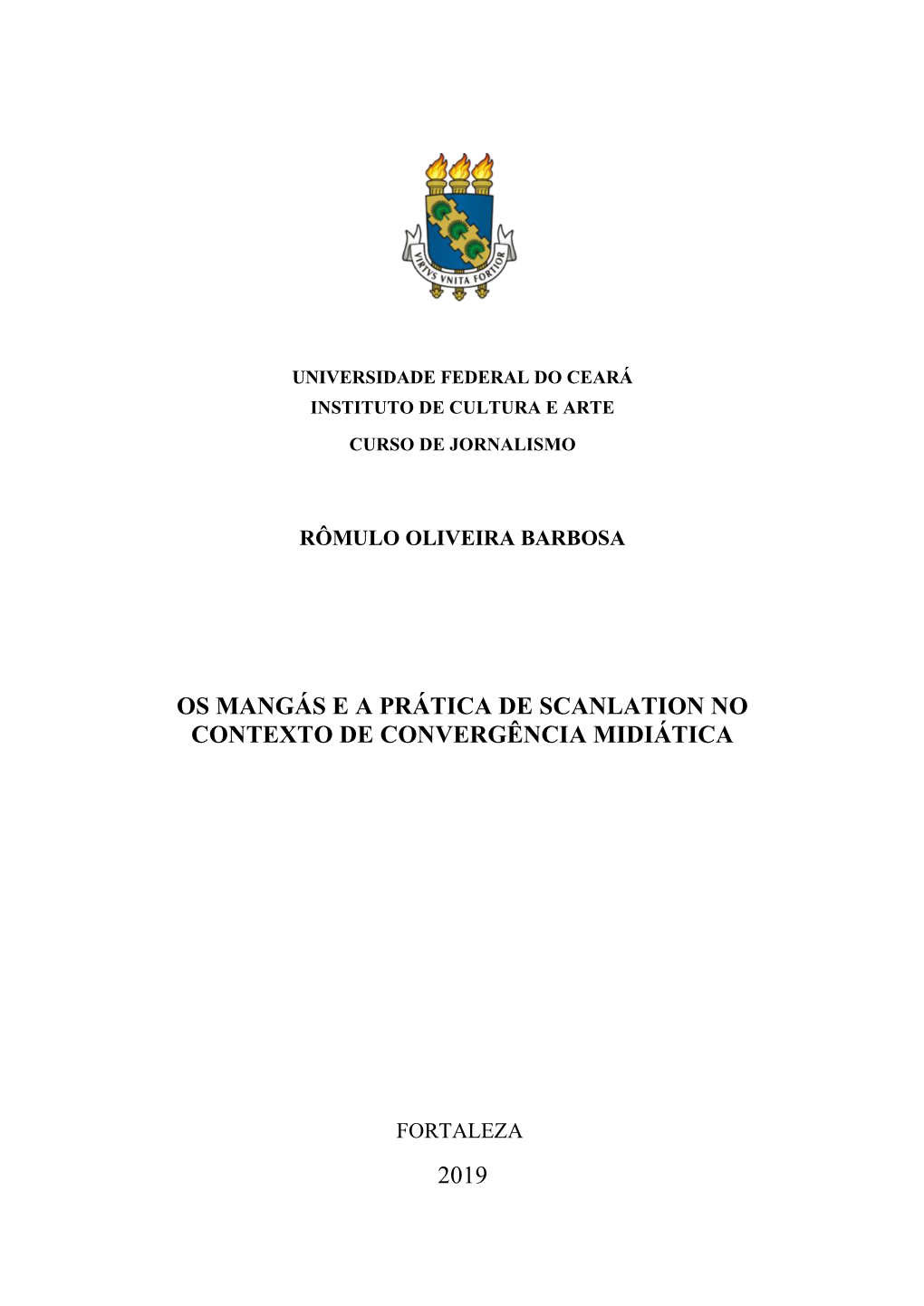 Os Mangás E a Prática De Scanlation No Contexto De Convergência Midiática