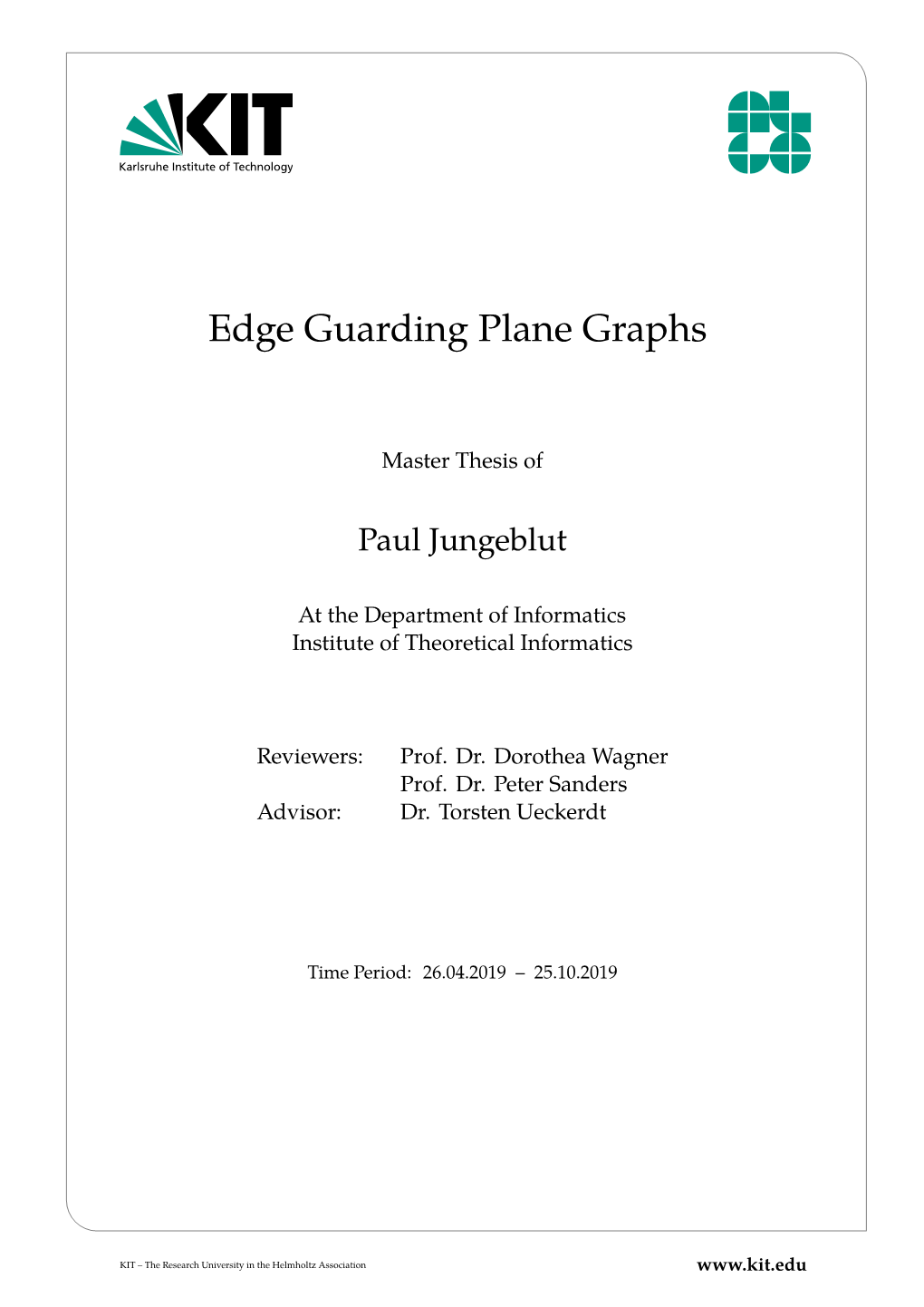 Edge Guarding Plane Graphs