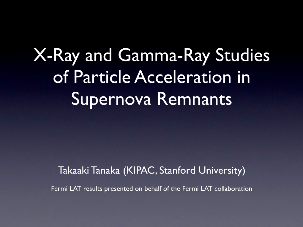 X-Ray and Gamma-Ray Studies of Particle Acceleration in Supernova Remnants