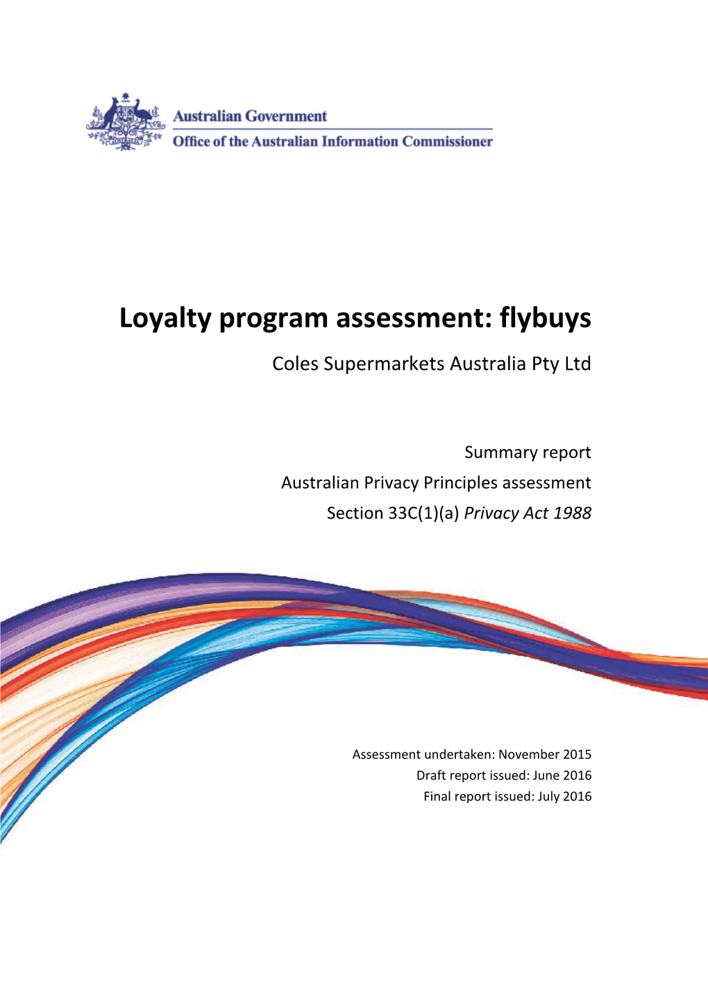 Flybuys Coles Supermarkets Australia Pty Ltd