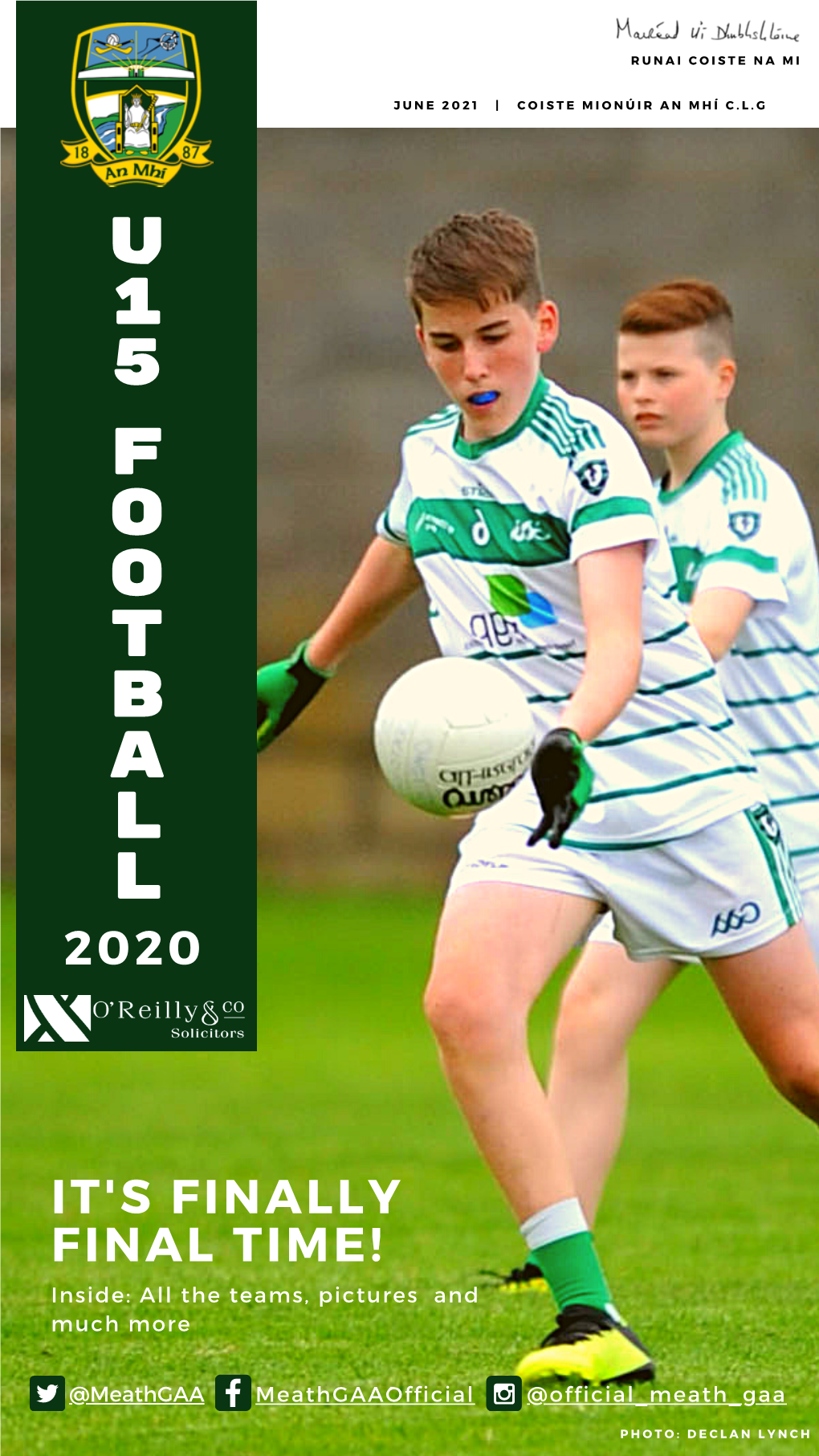 U15 Finals 2020 Digital Programme